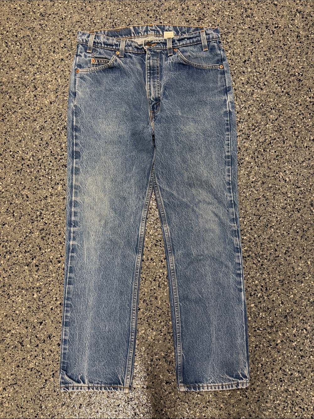 Vintage 90s Levi’s 505 Orange Tab Straight Leg Jeans 36x31